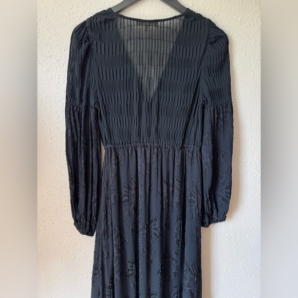 LoveShackFancy Lexia Maxi Dress Small Black - Picture 5 of 10